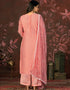 elegant pink modal butti designer party wear readymade salwar suit with pink santoon 13588-acy3584 Close-up View