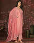 elegant pink modal butti designer party wear readymade salwar suit with pink santoon 13588-acy3584 Back View