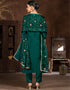 elegant green modal butti designer party wear readymade salwar suit with green santoon 13589-acy3595 Close-up View