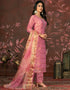 glamorous pink modal butti designer party wear readymade salwar suit with pink santoon 13589-acy3600 Back View