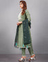 trendy pista muslin silk designer party wear readymade salwar suit with pista muslin silk 13601-acy3681 Side View