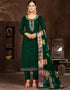 classy green modal butti designer party wear heavy salwar suit collection with green santoon 13603-acy3688 Front View