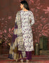 stylish wine jam cotton designer party wear heavy salwar suit collection with wine cotton 13604-acy3700 Close-up View