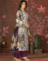 stylish wine jam cotton designer party wear heavy salwar suit collection with wine cotton 13604-acy3700 Back View
