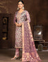 elegant pink organza designer party wear heavy salwar suit collection with pink santoon 13604-acy3703 Back View