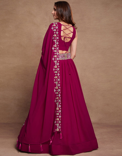 classy pink georgette designer party wear heavy salwar suit collection with pink georgette 13610-acy3748 Close-up View