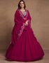 classy pink georgette designer party wear heavy salwar suit collection with pink georgette 13610-acy3748 Front View