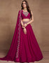 classy pink georgette designer party wear heavy salwar suit collection with pink georgette 13610-acy3748 Front View