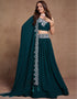 trendy rama georgette designer party wear heavy salwar suit collection with rama georgette 13610-acy3751 Front View