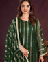 sophisticated green butterfly net designer party wear salwar suit with green american crepe 13632-acy3909 Close-up View