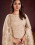elegant beige butterfly net designer party wear salwar suit with beige american crepe 13632-acy3916 Close-up View