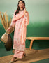 chic peach georgette trendy designer party wear salwar suit with peach georgette 13641-acy3967 Front View