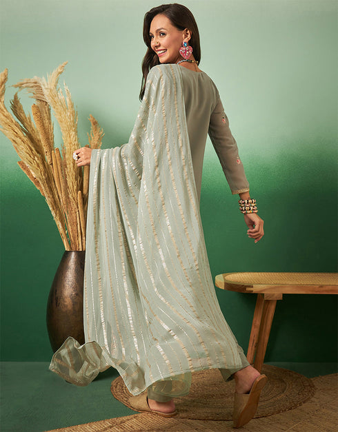 sophisticated light green georgette trendy designer party wear salwar suit with light green georgette 13641-acy3973 Close-up View