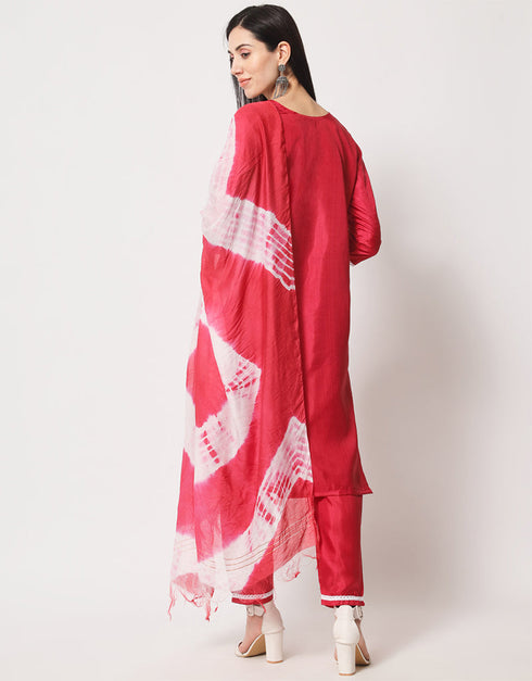 glamorous pink south silk designer party wear readymade salwar suit with pink south silk 13645-acy3994 Close-up View