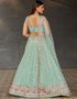 modern sky blue georgette designer party wear lehenga choli with sky blue georgette 13658-acy4064 Close-up View