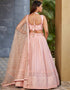 trendy pink art silk designer party wear lehenga choli with pink georgette 13658-acy4071 Close-up View