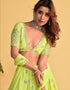 modern neon georgette designer party wear lehenga choli with neon georgette 13659-acy4075 Close-up View