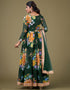 fashionable green faux georgette trendy designer party wear salwar suit with green santoon 13677-acy4186 Close-up View