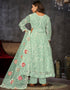 trendy pista net heavy designer wedding wear salwar suit with pista santoon 13688-acy4250 Close-up View