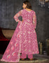 elegant pink net heavy designer wedding wear salwar suit with pink santoon 13688-acy4251 Close-up View