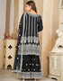 classy black georgette heavy designer wedding wear salwar suit with black georgette 13689-acy4269 Close-up View