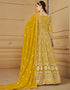 classy mustard faux georgette attrective designer party wear salwar suit with mustard santoon of-13719-acy4442 Close-up View