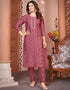 trendy maroon rayon beautiful looking readymade top with bottom set straight design pant of-13736-acy4576 Front View