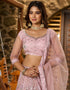 glamorous dusty pink net a designer look party wear lehenga choli with dusty pink net of-13742-acy4613 Front View