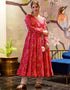 Magenta Muslin Pant Anarkali