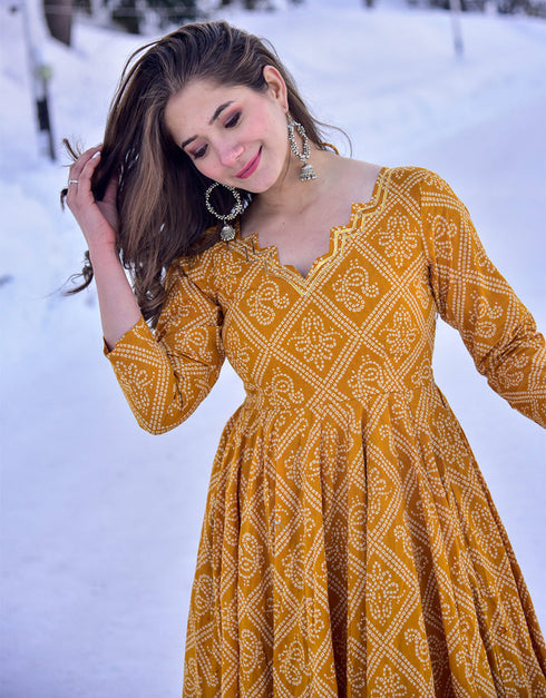 classy heavy digital print cotton silk all season designer cotton silk heavy digital print multi suit with light brown uf-5-aayaa3011 Back View