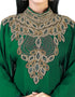 Trandy Green Georgette Hand Zari Embroidery Farasha