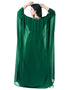 Women Green Georgette Hand Zari Embroidery Farasha