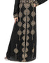 Stylist Black Georgette Stone Embroidery Kaftan