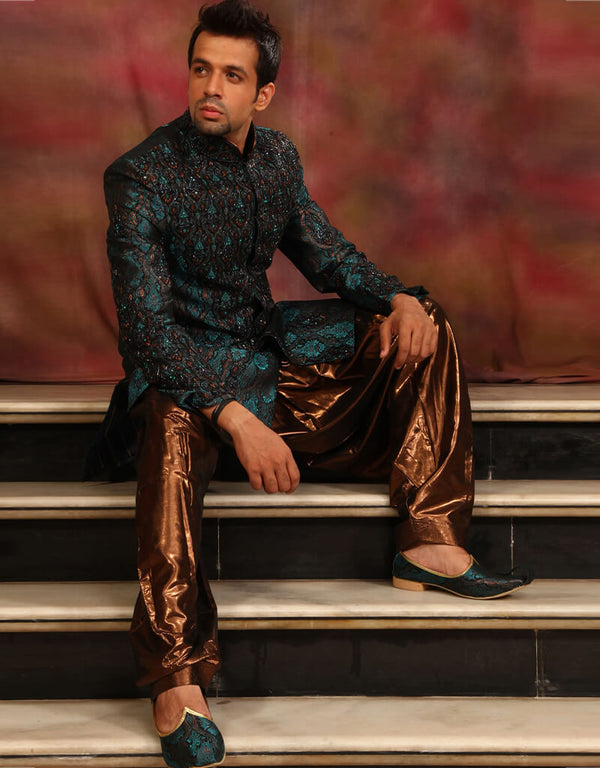 rama green Indo western jaritanchoi Patiyala