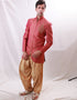 Oriental Fuschsia Indo western Kela Brocade Dhoti