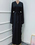 Open Abaya Dubai Style Kaftan For Muslim Women Long Dresses