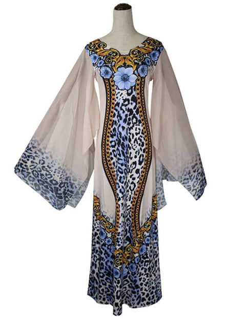 African Women Dress Batwing Sleeve