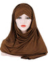 Full Cover Jersey Hijab Clothing - 3 Cross Layers