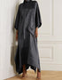 Dark Grey Heavy Designer Heavy Maxi Dress