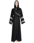 Diamond beaded designer Abaya with Back pattern