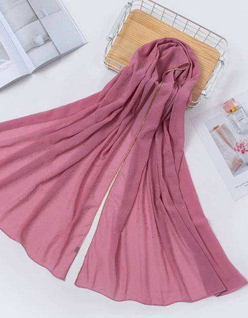 Diamond chiffon Women Long Hijab Scarf