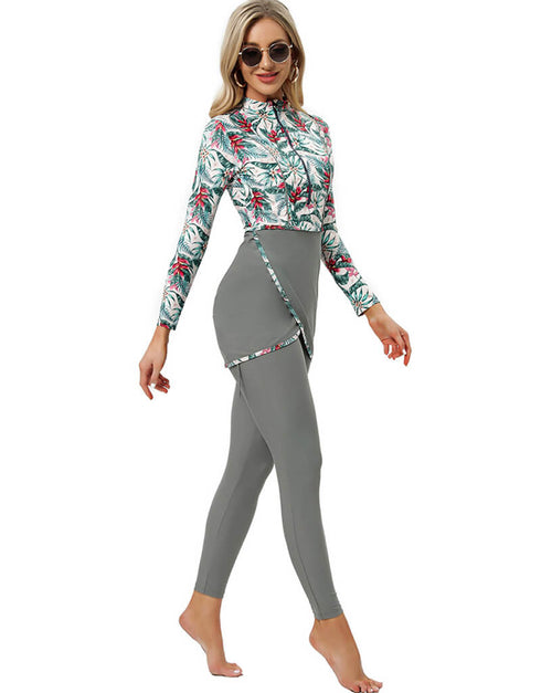 Muslim Sport Swimwear Women Modest Burkinis Wear Long Sleeves Swimsuit