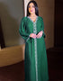 Diamonds Jalabiya Long Arabic Dress Evening Party Gown