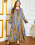 Multi Colored Maxi Dress For Women