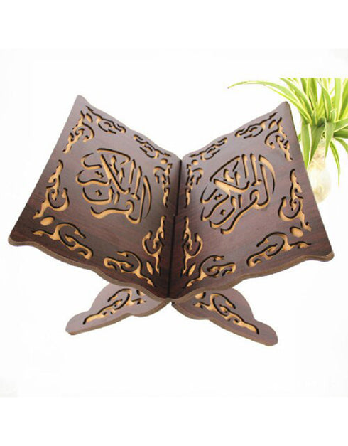 Wooden bookshelf Muslim Koran For Prayer wooden platform Muslim Book shelf