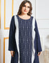 Modest Dubai Blueish Grey Abaya