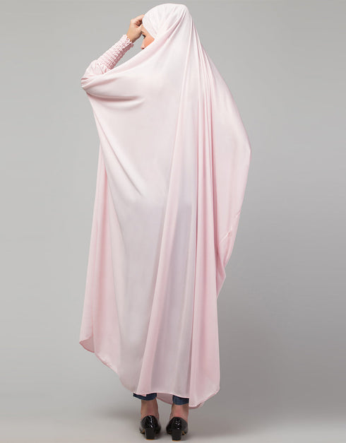 Muslim Smoking Sleeve Tie at Back Ready To Wear Instant Full Size knits JiIbab Additional Angles