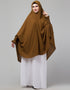 Gold Matt Nida Head Covers Hijab Front View