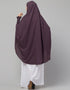 Dusty Purple Matt Nida Head Covers Hijab Back View