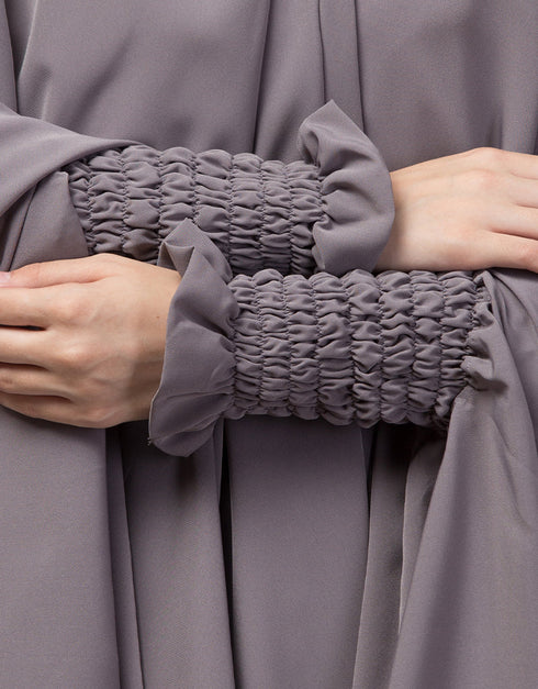 Light Purple Matt Nida Head Covers Hijab Side View